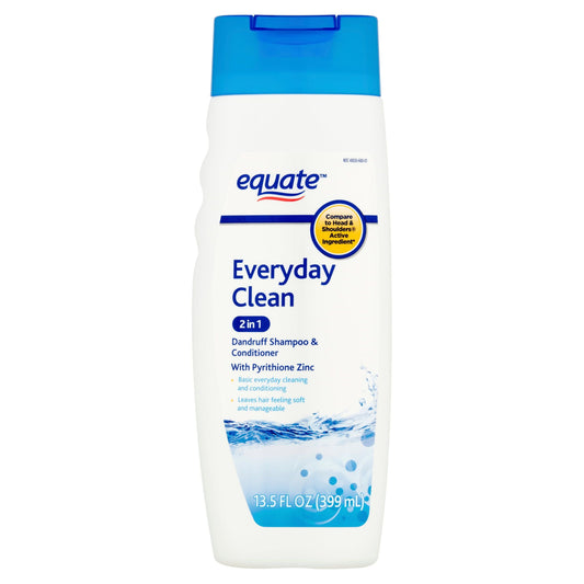 Equate Everyday Clean Dandruff Relief 2 in 1 Shampoo Plus Conditioner; 13.5 fl oz EasyOptionXY LLC