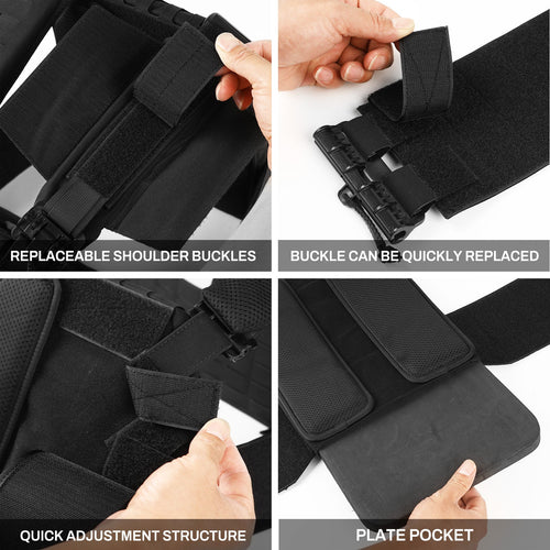 [NEW] VOTAGOO 037 Adjustable Tactical Vest with Admin Drop Pouch