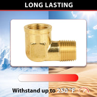 3/8" MNPT X FNPT Elbow