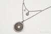 Designer Silpada Brass Chinese Coin Replica Sterling Silver Retired Necklace