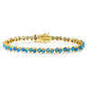 18K Gold Plated Opal Tennis Bracelets