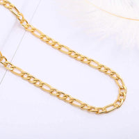 18k Solid Gold Figaro Chain 2.0mm Necklace