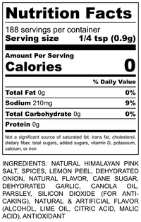 Hi-West Tequila Lime Pepper Seasoning