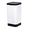 Hefty 2.6 Gallon Trash Can, Plastic Step On Bathroom Trash Can, White EasyOptionXY LLC
