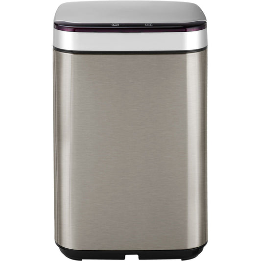 Hanover 10 Liter - 2.6 Gallon Trash Can for Home and Kitchen | Fingerprint Smudge Resistant | Soft Close | Sensor Lid | Carbon Odor Control | Stainless Steel EasyOptionXY LLC