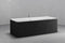 Textured Black Concrete / White