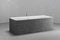 Textured Gray Concrete / White