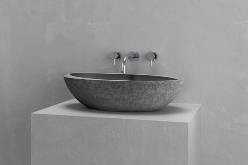 Half Ovoid Luxury Vessel Sink