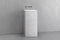 Textured White Concrete / White