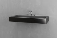 Wall Mounted Rectangular Bathroom Sink