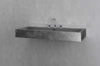Wall Mounted Rectangular Bathroom Sink