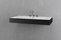 Wall Mounted Rectangular Bathroom Sink