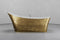 Textured Aged Brass / White