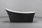 Textured Black Concrete / White