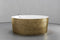 Textured Aged Brass / White