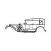 1907 Silver Ghost Metal Car Wall Art - MT0003