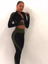Signature Collection Yoga Top, Sports Bra, and Leggings Set | Premium Fitness Apparel for Cowgirls