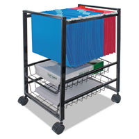 Advantus Mobile File Cart with Sliding Baskets