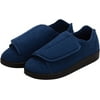 Silvert s Adaptive Clothing & Footwear Men Double-Extra Wide Slip-Resistant Slippers For Seniors 12 XX-Wide Navy/Black