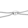.925 Sterling Silver 1/2 Cttw Diamond Double Wave Bolo Bracelet