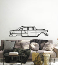 1955 Bel Air Metal Car Wall Art - MT0037