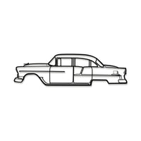 1955 Bel Air Metal Car Wall Art - MT0037
