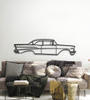 1957 Bel Air Coupe Metal Car Wall Art - MT0047