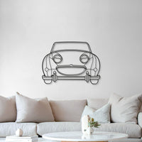 1961 Bugeye Sprite Front View Metal Car Wall Art - MT0061