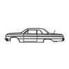 1964 Impala SS Metal Car Wall Art - MT0069
