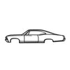 1967 Impala Super Sport Metal Car Wall Art - MT0098