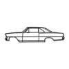 1967 Nova Metal Car Wall Art - MT0102