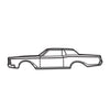 1968 Mark III Metal Car Wall Art - MT0109