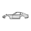 1969 Fairlady Z 432 Metal Car Wall Art - MT0122