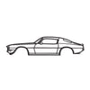 1971 Camaro Z28 Metal Car Wall Art - MT0138