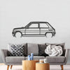 1983 5 Alpine Turbo Detailed Metal Car Wall Art - MT0195