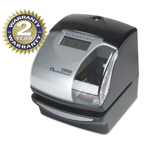 Acroprint® ES900 Atomic Electronic Payroll Recorder, Time Stamp and Numbering Machine
