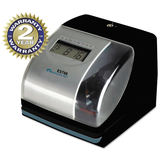 Acroprint® ES700 Atomic Electronic Time Recorder and Document Stamp
