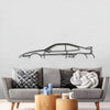 1987 Fiero Classic Metal Car Wall Art - MT0214