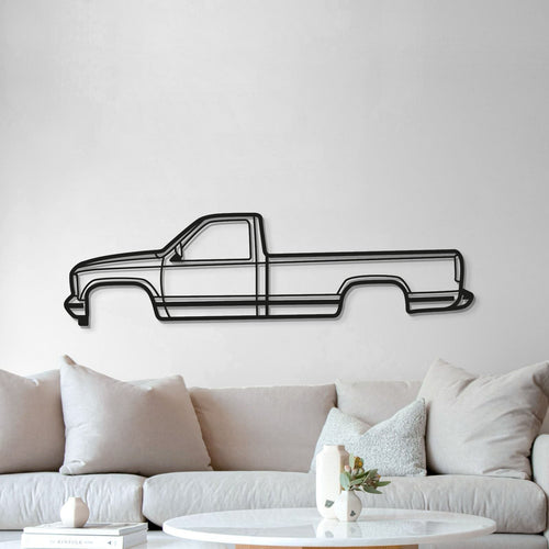 1988 Sierra 1500 1st Gen Metal Car Wall Art - MT0220