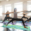 JupiterGear Tie Dye Yoga Mat Towel with Slip-Resistant Grip Dots
