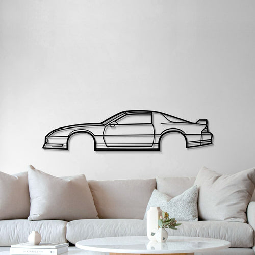 1991 Camaro Z28 Metal Car Wall Art - MT0234