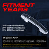 Exterior Door Handle Black/Chrome Replacement for Chevrolet Malibu (16-24), Equinox (14-24), Impala (14-24) OE Part # 13521819, 13599551, 13597049, 13582796 | Front Right Passenger Side w/o Keyhole