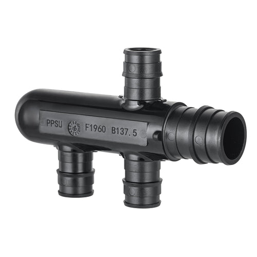 30 Pcs PEX A Expansion 3/4" x 1/2" Opposing Closed Manifold (3 Port) Wholesale Plumbingsell