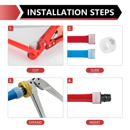 30 Pcs PEX A Expansion 3/4" x 1/2" Opposing Open Manifold (3 Port) Wholesale Plumbingsell
