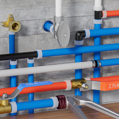 30 Pcs PEX A Expansion 3/4" x 1/2" Opposing Open Manifold (3 Port) Wholesale Plumbingsell