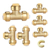 Pro 6-Pack 3/4" Push Fit Tee