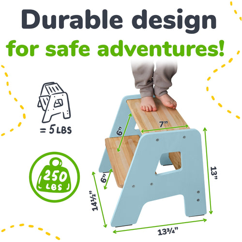 2-Step Stool for Kids Ocodile.com