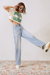 Coney Island Whitefish High Rise Wide Jeans HJ007