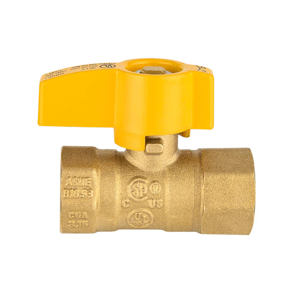 3/8" FNPT Gas Valve, Yellow