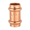 30 Pcs 3/4" Press Copper Coupling w/Stop (Lead Free)
